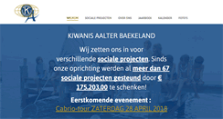 Desktop Screenshot of kiwanis-aalter.be