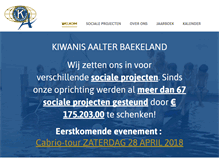 Tablet Screenshot of kiwanis-aalter.be